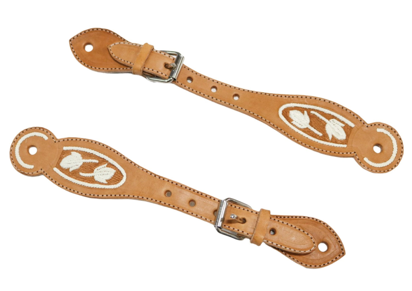 Charro Correones Piteados Correas Espuelas Spurs Straps - M - Royal Saddles - Charro Spurs Strap