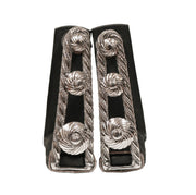 Charro Estribos Saddle Stirrups Torcidos Acero - M - Royal Saddles - Charro Saddle Parts