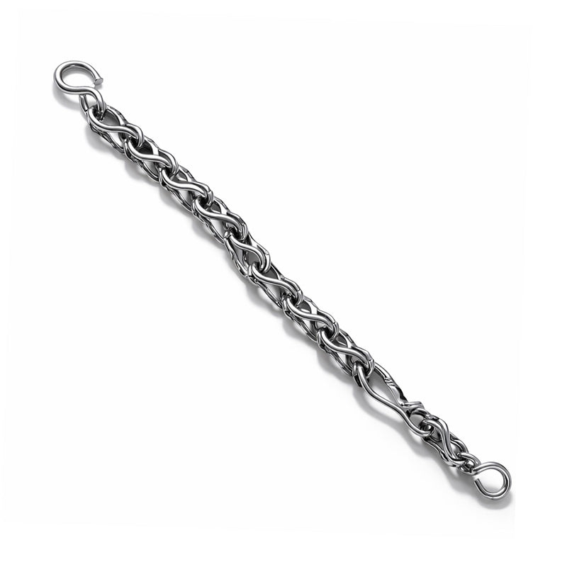 Charro Freno Barbada Cacahuate Horse Bit Curb Chain - M - Royal Saddles - Charro Bits/Frenos