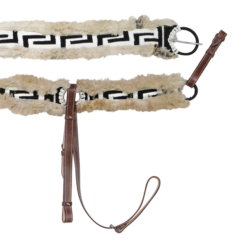 Charro Greca Borrega 35.5" Cinch Pechera Breastcollar - M - Royal Saddles - Charro Breastcollar/Pechera