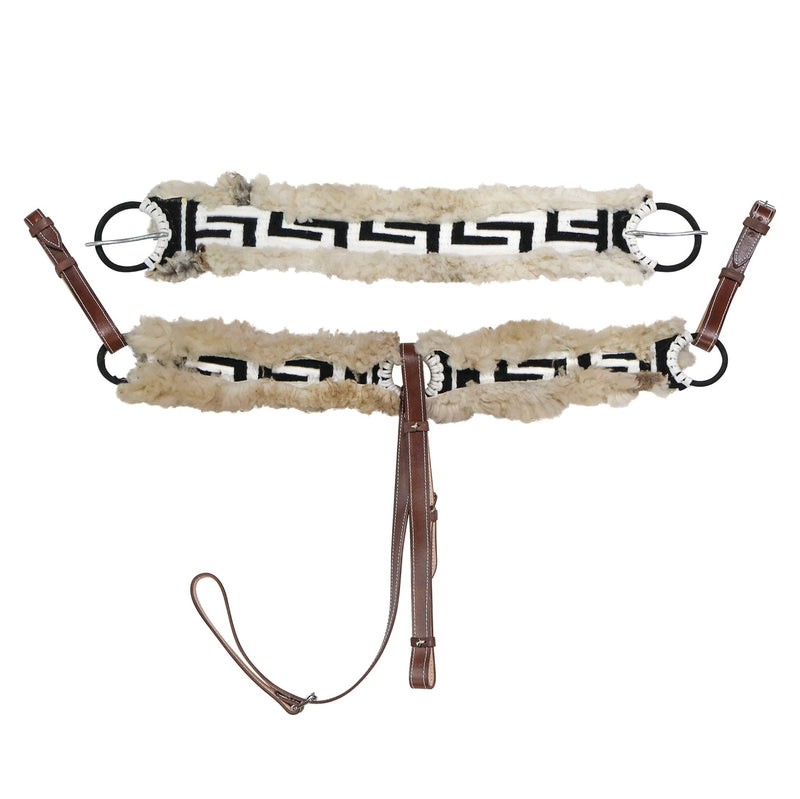 Charro Greca Borrega 35.5" Cinch Pechera Breastcollar - M - Royal Saddles - Charro Breastcollar/Pechera
