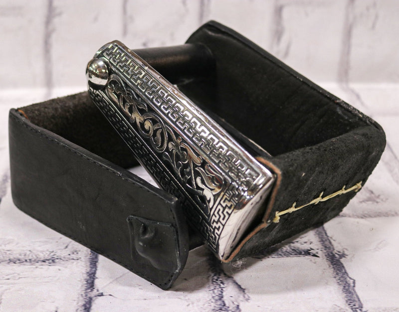 Charro Greca Stirrups Estribos Acero Inoxidable - M - Royal Saddles - Charro Saddle Parts