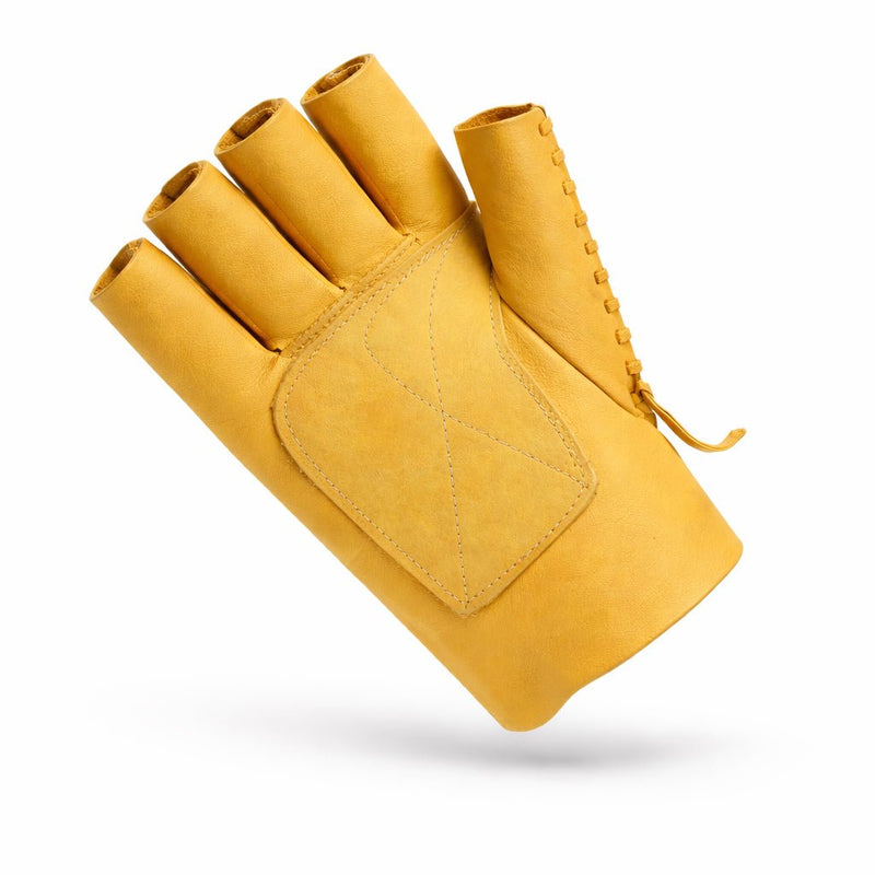 Charro Guante Leather Roping (M) Glove Manilla - M - Royal Saddles - Ropes/Sogas