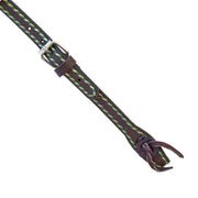 Charro Hand Stitched Cafe Headstall Cabezada - M - Royal Saddles - Charro Headstalls/Cabezada