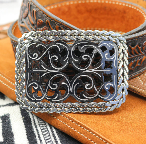 Charro Handmade Buckle Hebilla Acero Fina