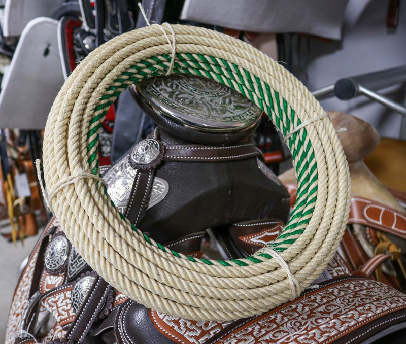 Charro Ixtle Mexican 55FT (17m) Maguey Soga Rope Lasso - M - Royal Saddles - Ropes/Sogas