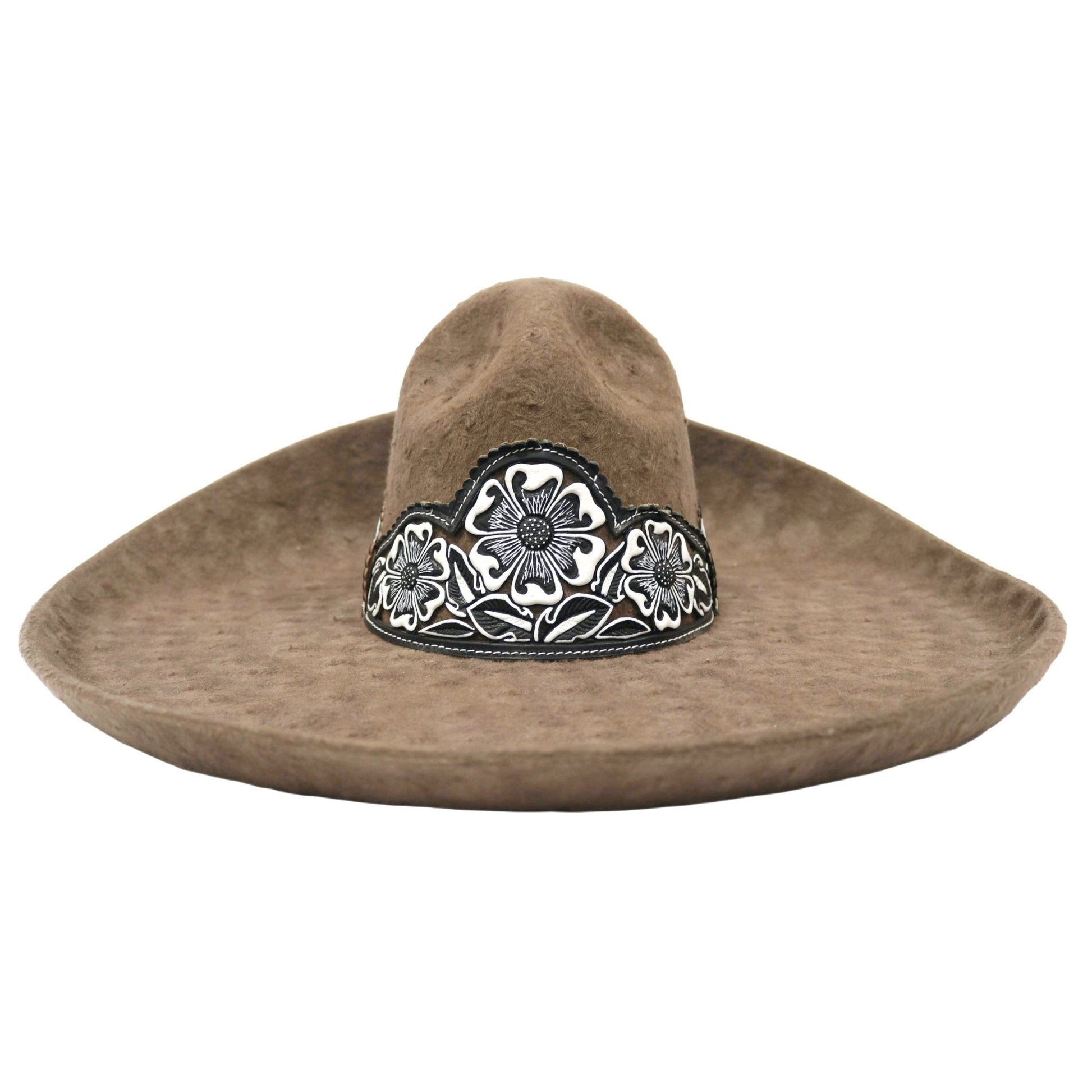 Charro MEX 57 Sombrero Lana Traditional Mexican Hat - M - Royal Saddles - Sombreros Charros