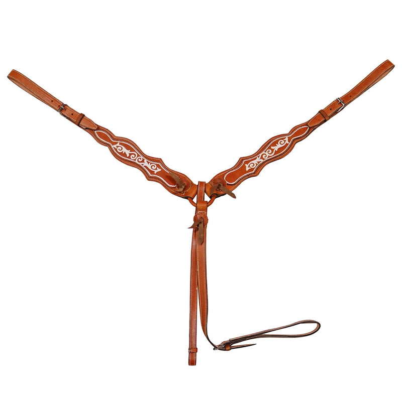 Charro Miel Pecho Pretal Tan Caballo Breastcollar - M - Royal Saddles - Charro Breastcollar/Pechera
