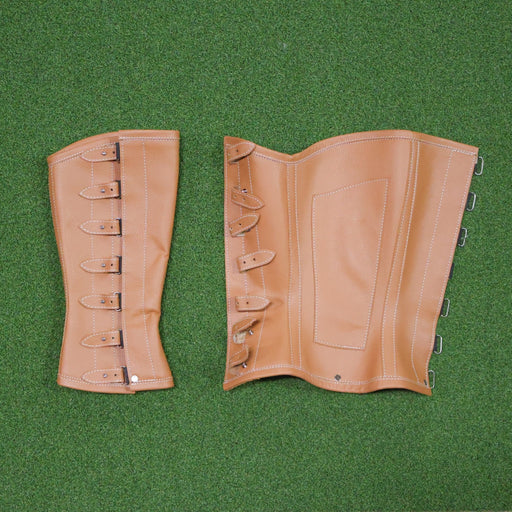 Charro Miel Polainas Espanolas Para Montar Leather Chaps - M - Royal Saddles - Charro Polainas/Chaps