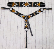 Charro Pechera Black / 35" Copper Brown Breastcollar/Cinch - M - Royal Saddles - Charro Breastcollar/Pechera