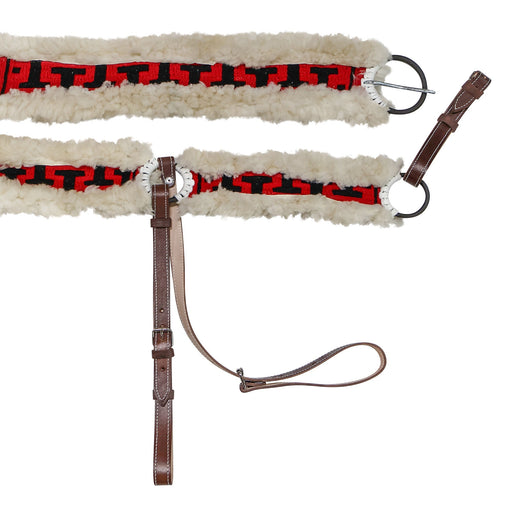 Charro Pechera Wool Breastcollar 34.5" Cinch Borrega - M - Royal Saddles - Charro Breastcollar/Pechera