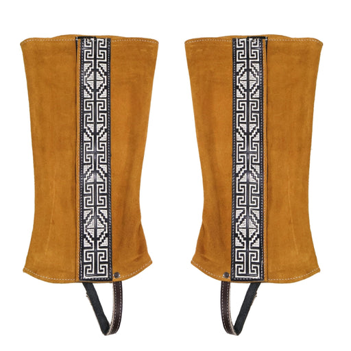 Charro Polainas Charras Diseno Medium Gamuza - M - Royal Saddles - Charro Polainas/Chaps