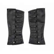 Charro Polainas Espanolas Para Montar Leather Half Chaps - M - Royal Saddles - Charro Polainas/Chaps