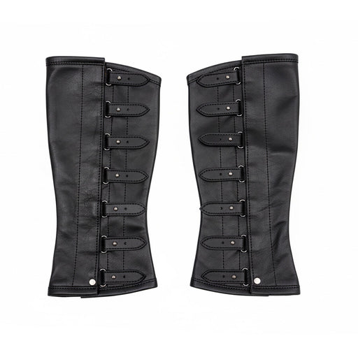 Charro Polainas Espanolas Para Montar Leather Half Chaps - M - Royal Saddles - Charro Polainas/Chaps