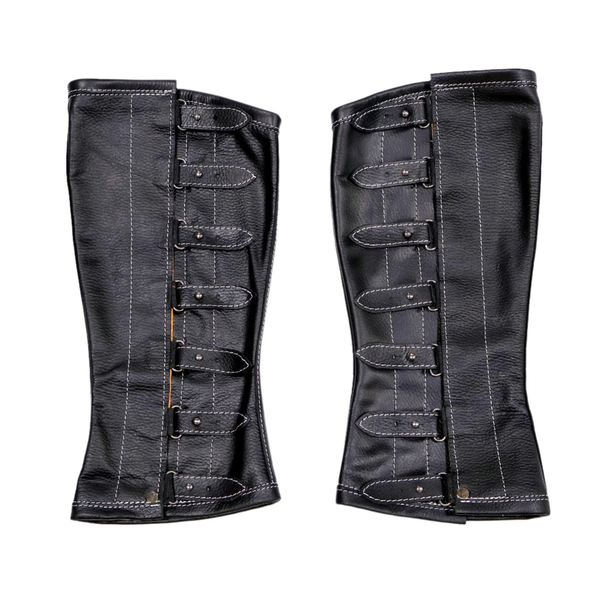 Charro Polainas Espanolas Para Montar Leather Half Chaps - M - Royal Saddles - Charro Polainas/Chaps
