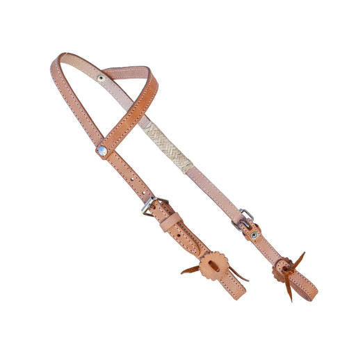 Charro Rawhide Braided Headstall Cabezada - M - Royal Saddles - Charro Headstalls/Cabezada