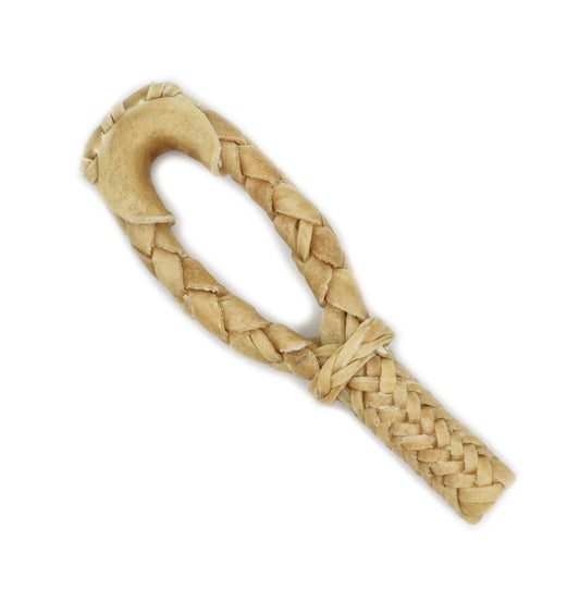 Charro Rawhide Natural Hondilla Rope Rosadera - M - Royal Saddles - Ropes/Sogas