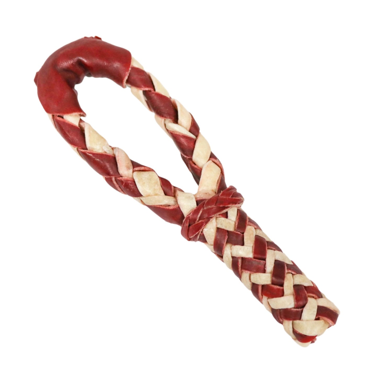 Charro Rawhide Red Hondilla Rope Lariat Rosadera - M - Royal Saddles - Ropes/Sogas