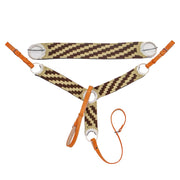 Charro Saddle Brown Breastcollar Horse 34.5" Cincho - M - Royal Saddles - Charro Breastcollar/Pechera