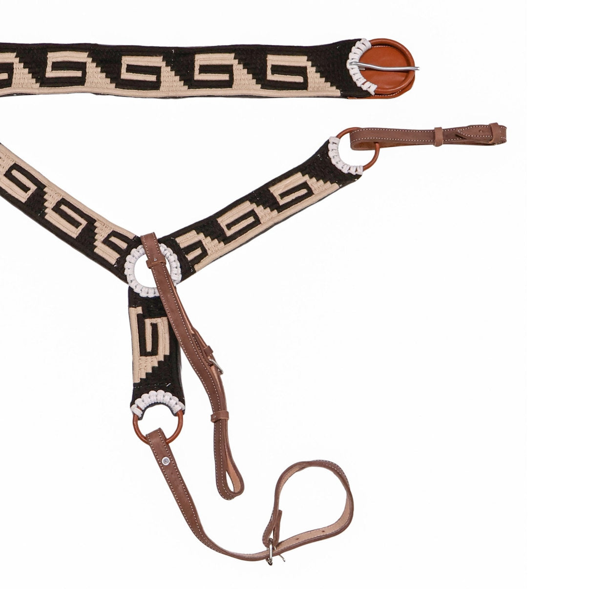 Charro Saddle Cafe 35" Cincho Breastcollar Pechera - M - Royal Saddles - Charro Breastcollar/Pechera