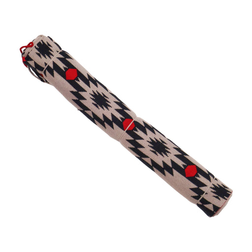 Charro Sarape Tan/Black Diseno Zarape Montura - M - Royal Saddles - Sarapes