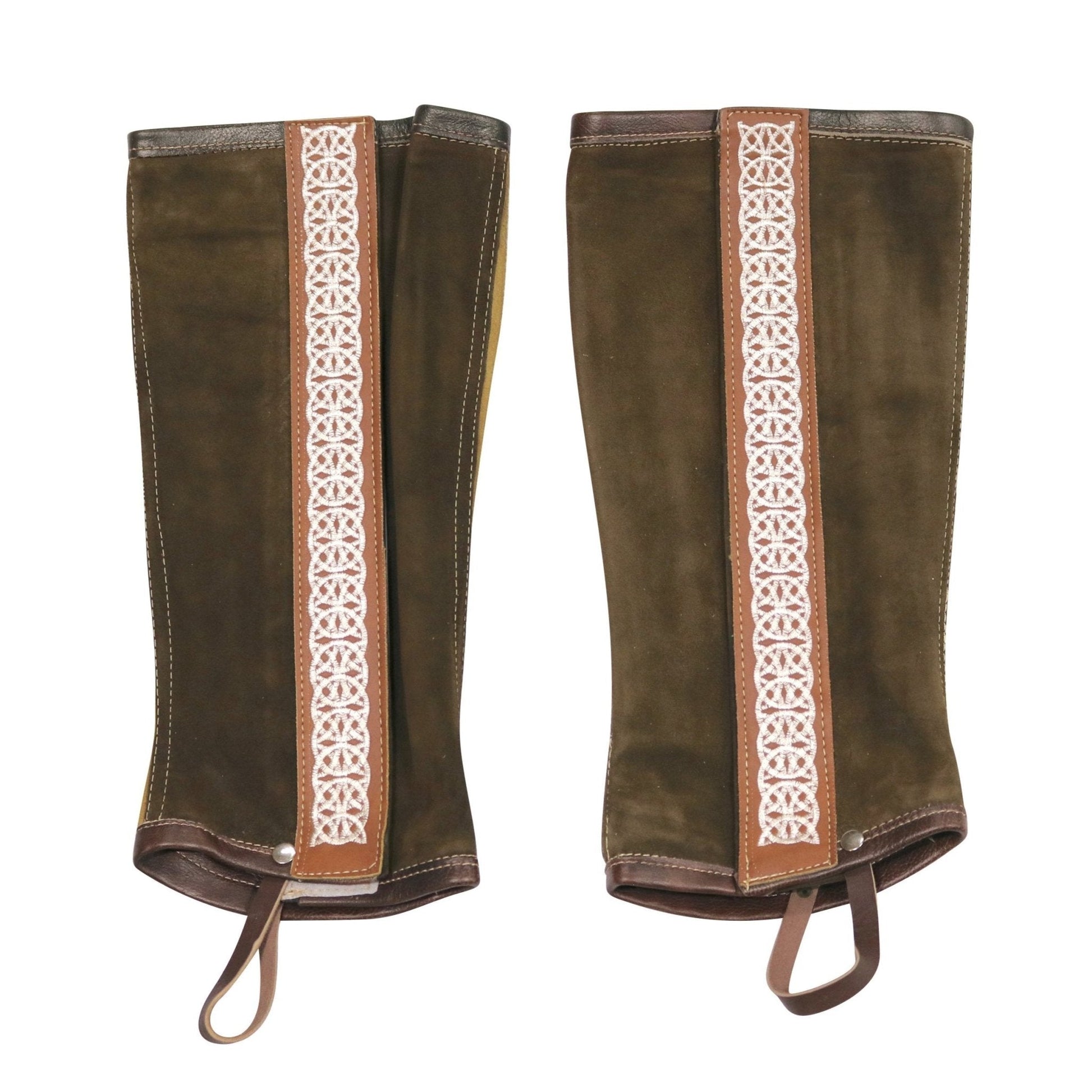 Charro Suede (M) Polainas Diseno Gamuza - M - Royal Saddles - Charro Polainas/Chaps