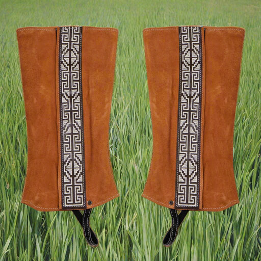 Charro Suede (M) Polainas Diseno Gamuza - M - Royal Saddles - Charro Polainas/Chaps