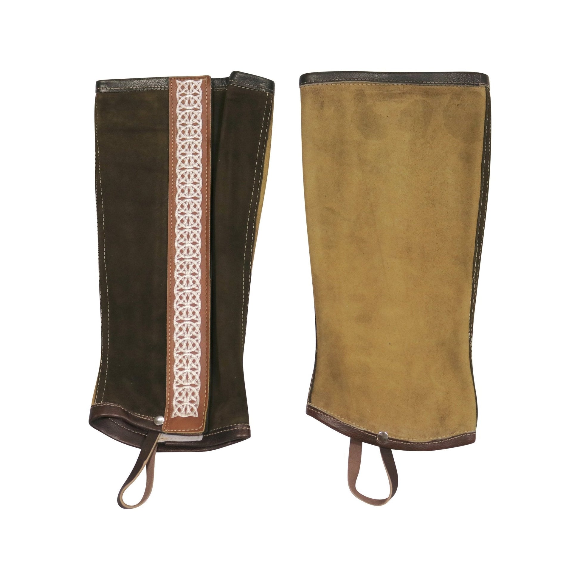 Charro Suede (M) Polainas Diseno Gamuza - M - Royal Saddles - Charro Polainas/Chaps