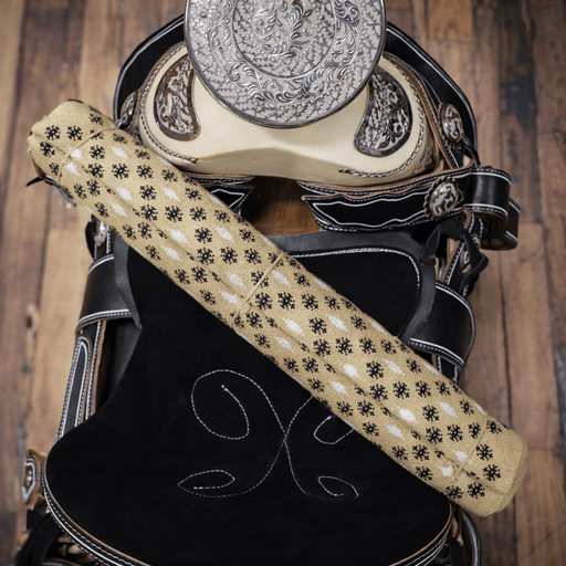 Charro Tan Khaki Grueso Sarape Montura Fino Saddle - M - Royal Saddles - Sarapes