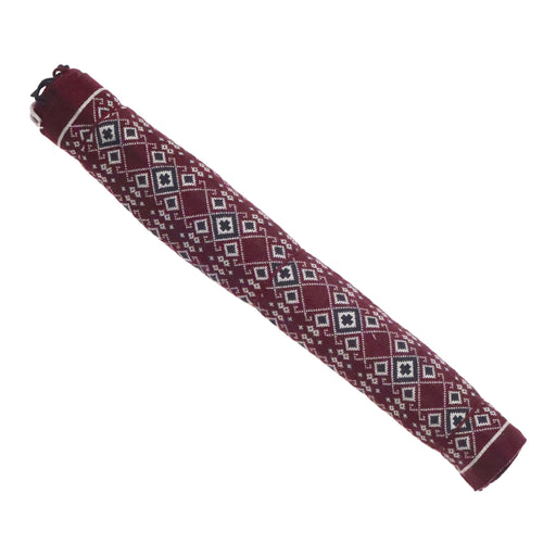 Charro Vino Maroon Fino Diseno Sarape Horse Saddle - M - Royal Saddles - Sarapes