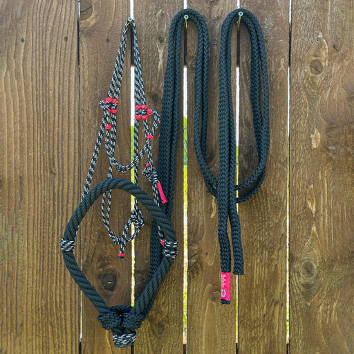 Charros Caballo Bosal Falsa/Rienda Horse Reins Halter - M - Royal Saddles - Charro Bozal