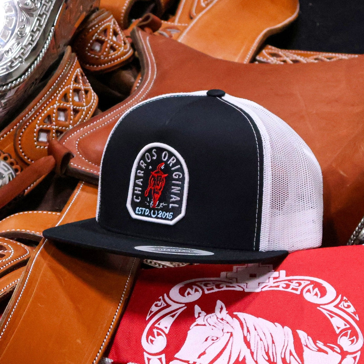 Charros Classic 2 - Tone Trucker Cap - M - Royal Saddles - Charros Original Hats