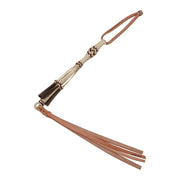 Charros Cuarta Trenzada Cuero Crudo Rawhide Braided Quirt - M - Royal Saddles - Charro Whips/Cuartas