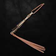 Charros Cuarta Trenzada Cuero Crudo Rawhide Braided Quirt - M - Royal Saddles - Charro Whips/Cuartas