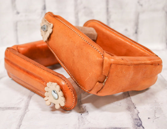 Charros Estribos Lisos Horse Charro Saddle Horse Stirrups - M - Royal Saddles - Charro Saddle Parts
