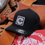 Charros L/XL Flexfit Cotton Curve Bill Hat - M - Royal Saddles - Charros Original Hats
