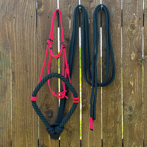 Charros Original Bosal Falsa/Rienda Horse Halter - M - Royal Saddles - Charro Bozal