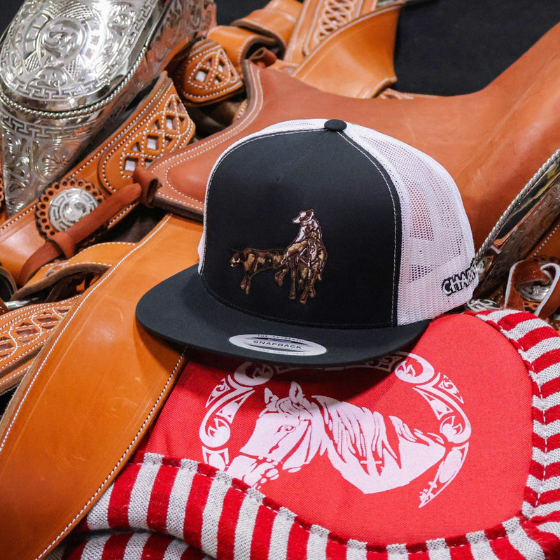 Charros Original Colas Snapback Hat - M - Royal Saddles - Charros Original Hats