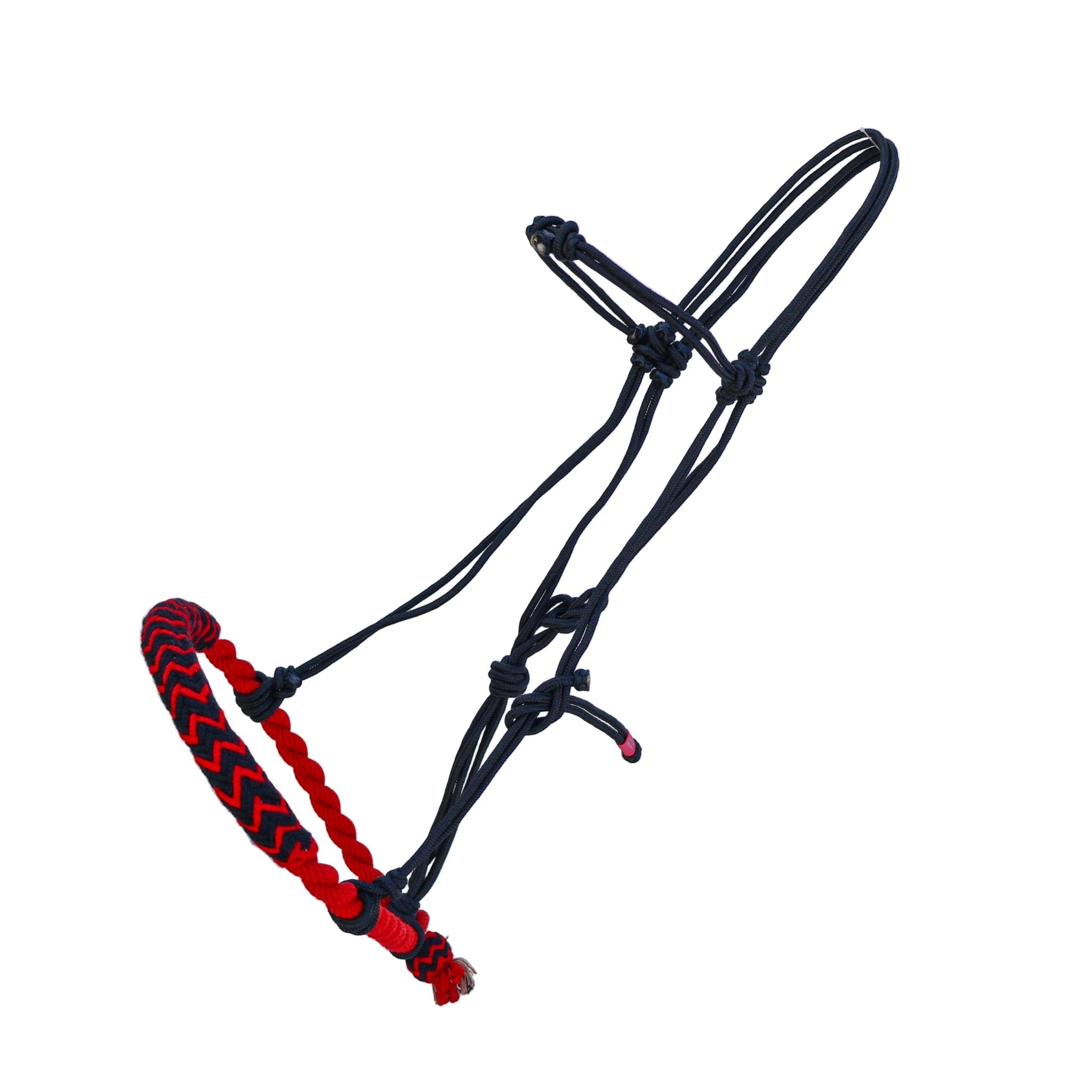 Selle Charro Noire Réglable - Bosal Heavy Duty Pour Cheval - Fabriqué Au Mexique