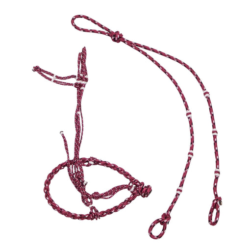 Charros Original Trio Vino Bosal/Rienda Bosalillo Juego - M - Royal Saddles - Charro Bozal