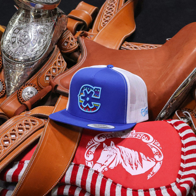 Charros Royal "Navajo" Trucker Cap - M - Royal Saddles - Charros Original Hats