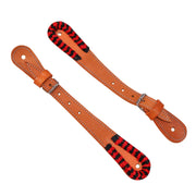 Chomiteada Charro Mexican Correones Espuelas Straps - M - Royal Saddles - Charro Spurs Strap