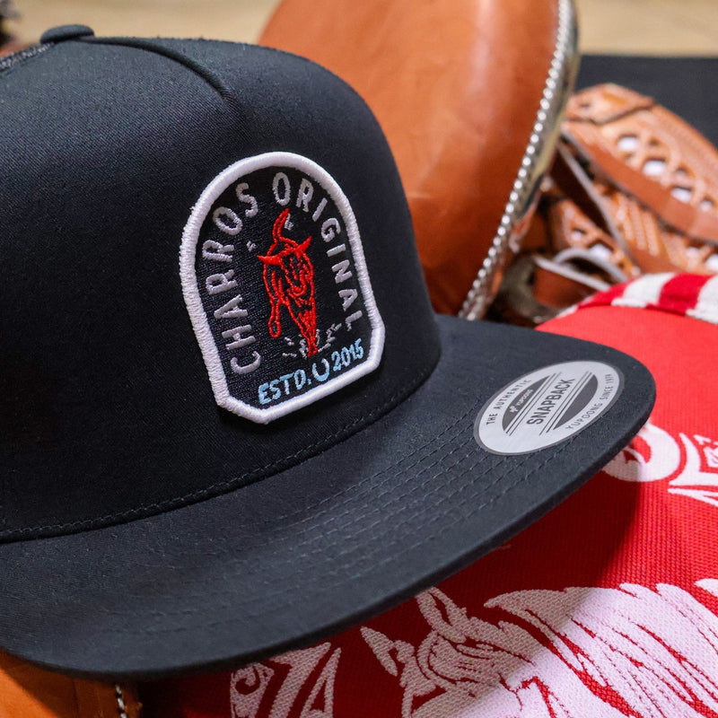 Classic Black Charros Original Trucker Cap - M - Royal Saddles - Charros Original Hats