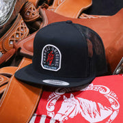 Classic Black Charros Original Trucker Cap - M - Royal Saddles - Charros Original Hats