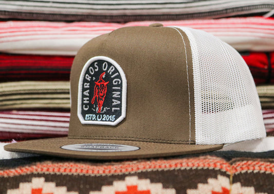 Classic Brown Charros Original Trucker Cap - M - Royal Saddles - Charros Original Hats