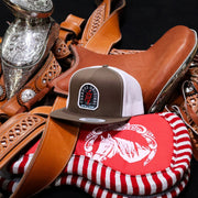 Classic Brown Charros Original Trucker Cap - M - Royal Saddles - Charros Original Hats