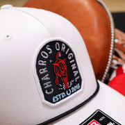 Classic Curve White Charros Original Cap - M - Royal Saddles - Charros Original Hats