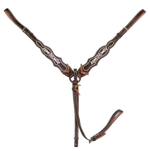 Design Brown Pecho - Pretal Vaqueta Para Caballo Horse Breast Collar - M - Royal Saddles - Charro Breastcollar/Pechera