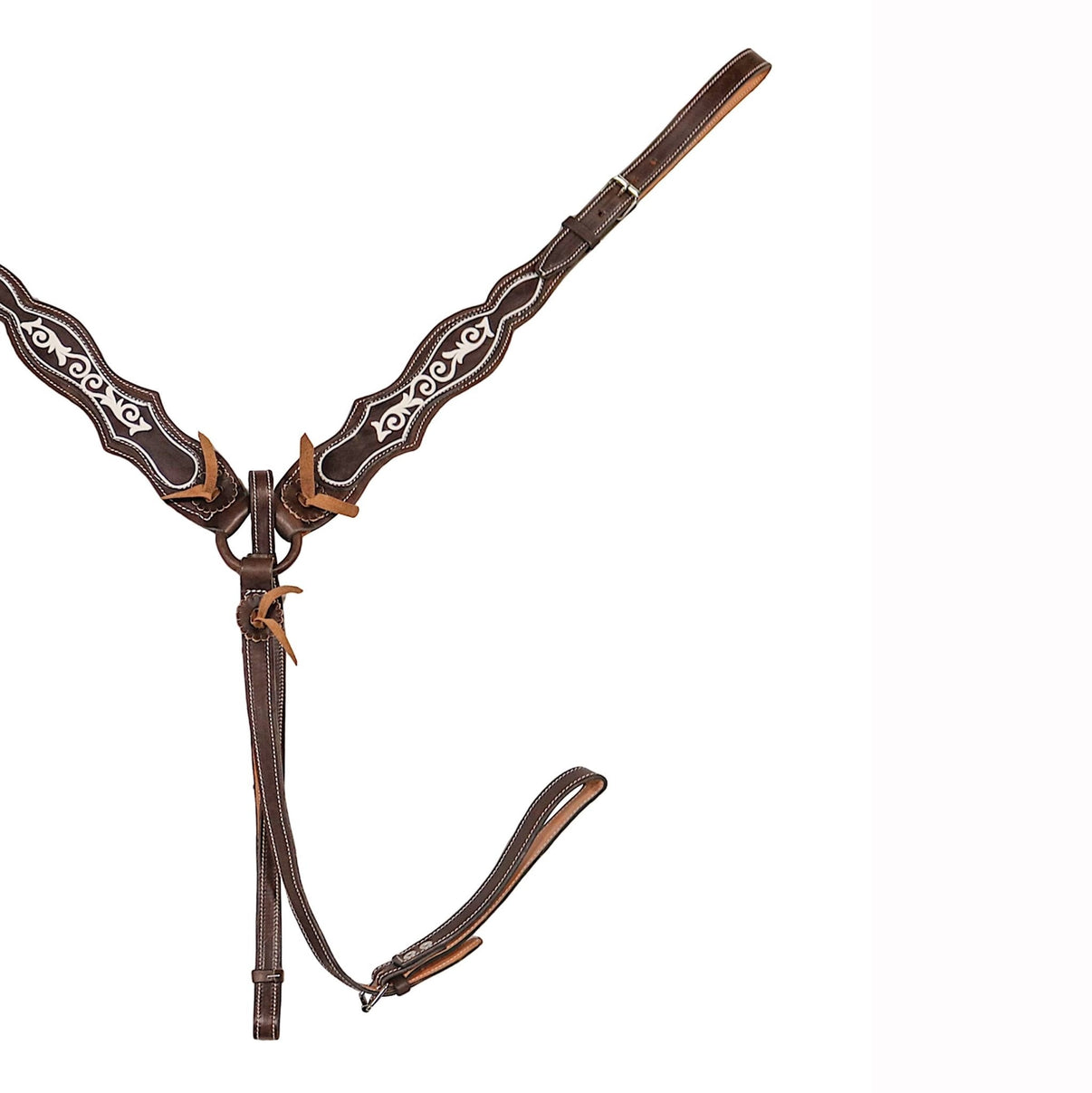 Design Brown Pecho - Pretal Vaqueta Para Caballo Horse Breast Collar - M - Royal Saddles - Charro Breastcollar/Pechera