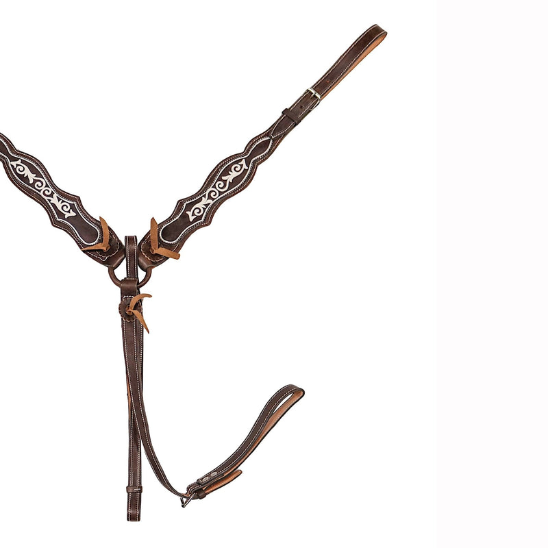 Design Brown Pecho - Pretal Vaqueta Para Caballo Horse Breast Collar - M - Royal Saddles - Charro Breastcollar/Pechera
